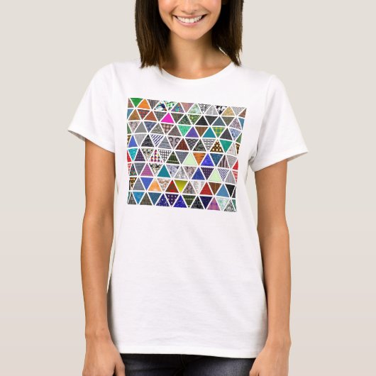 T-shirt Textures triangulaires 02 (Devant)