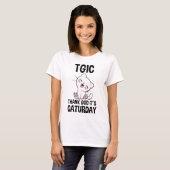 T-shirt TGIC Thank God It's Caturday (Devant entier)