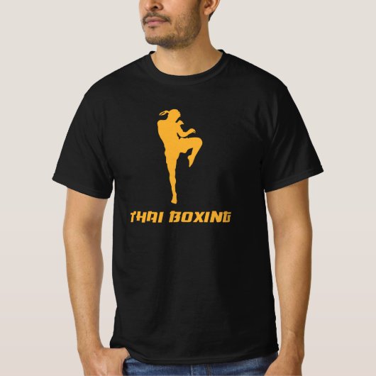 T-shirt Thai Boxing Knee Strike Fighter (Devant)