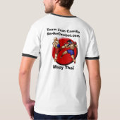 T-shirt thai_kick_logo, équipe Jean Carrillowww.StrikeCom… (Dos entier)