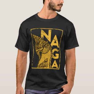 T-shirt Thai Phaya Naga Dragon de mer Laos Laos Naga Payan