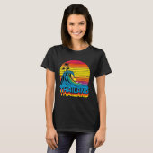 T-shirt Thailand Retro Throwback Surf & Thai Beach Souveni (Devant entier)