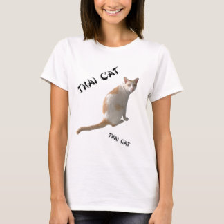 T-shirt thaïlandais de chat - customisé