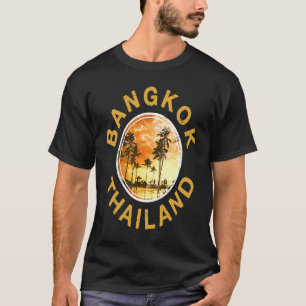 T-shirt Thaïlande Bangkok Retro Sunset