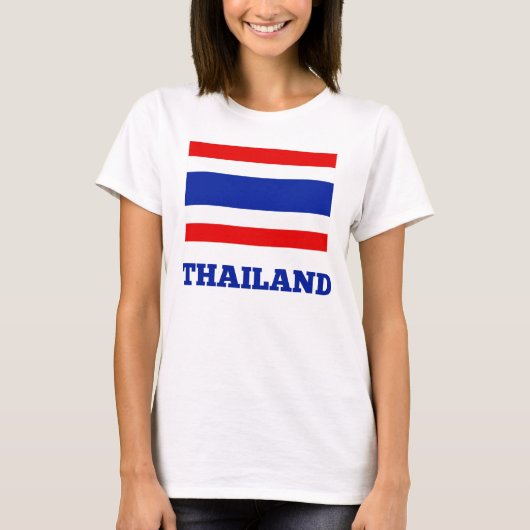 T-shirt Thaïlande : Drapeau de Thaïlande (Devant)
