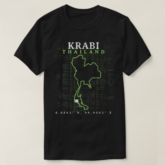 T-shirt Thaïlande Krabi (Design devant)