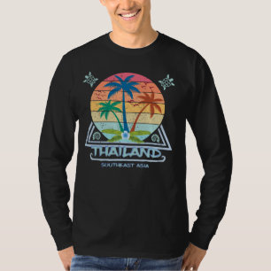 T-shirt Thaïlande Palms Island Sea Turtle Beach Phuket Sam