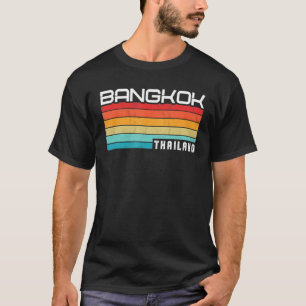 T-shirt Thaïlande vintage Voyage de vacances Asie Sunset B