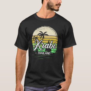 T-shirt Thaïlande vintage Voyage de vacances Asie Thai Kra