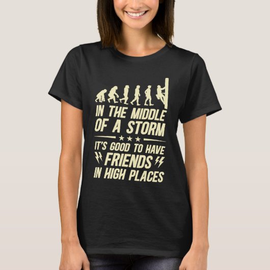 T-shirt Thank A Lineman Quote Electrical Lineman Electrici (Devant)