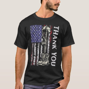 T-shirt Thank You Patriotic Memorial Day 4th Of July Us F