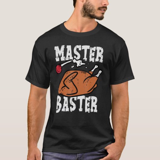 T-shirt Thankesgiving Master Baster Turkey Day Fall Men Bo (Devant)