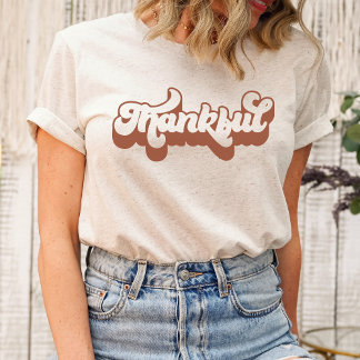 T-shirt Thankful Fall Tee - Cosy Seasonal Top