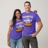 T-shirt Thankful For Family And Pie (Unisexe)
