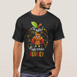 T-shirt Thankful For My Kindergarten Teacher Thank