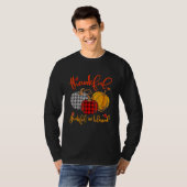 T-shirt Thankful Grateful Blessed Autumn Fall Pumpkin Outf (Devant entier)