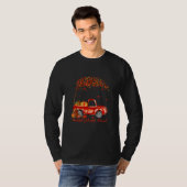 T-shirt Thankful Grateful Blessed Autumn Truck Falling Lea (Devant entier)