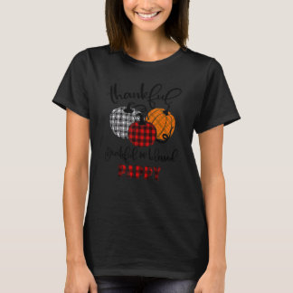 T-shirt Thankful Grateful Blessed Pappy Autumn Fall Pumpki