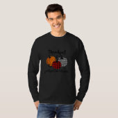 T-shirt Thankful Grateful Blessed Plaid  Thanksgiving Men  (Devant entier)
