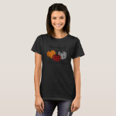 T-shirt Thankful Grateful Blessed Plaid Thanksgiving Men W (Devant entier)