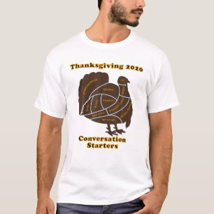 T-shirt Thanksgiving 2020 Conversation Starter - Politique