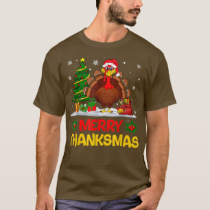 T-shirt Thanksgiving 2021 Turquie Père Noël Joyeux Thanksm