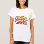 T-shirt Thanksgiving Automne Automne Maple Feuilles et cit (Devant)