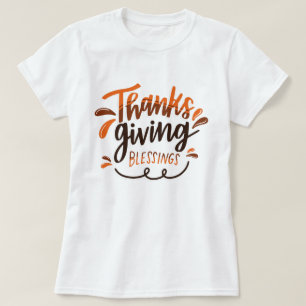 T-shirt Thanksgiving béni - Thanksgiving Day Gift