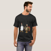 T-shirt Thanksgiving Big Chicken It ll Be Fun Turkey (Devant entier)