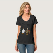 T-shirt Thanksgiving Big Chicken It ll Be Fun Turkey (Devant entier)