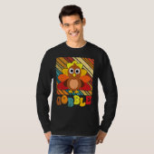 T-shirt Thanksgiving Day Cute Turkey Gravy Groovy Gobble F (Devant entier)