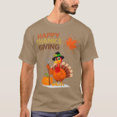 T-shirt thanksgiving day l thanksgiving l turkey day l hap (Devant)
