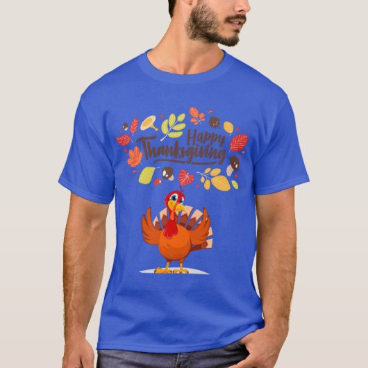 T-shirt thanksgiving day l thanksgiving l turkey day l hap (Devant)