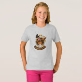 T-shirt Thanksgiving Day Turkey Dancing Style Dabing (Devant entier)