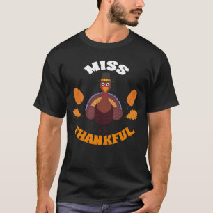 T-shirt Thanksgiving de Mlle Thankful Turquie