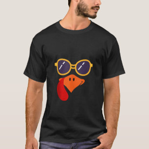 T-shirt Thanksgiving dinde visage assorti costume de famil