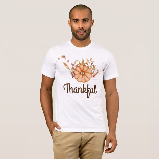 T-shirt Thanksgiving Dîner Invitation Boho Theme (Devant entier)