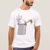 T-shirt Thanksgiving Fatigué Turquie en Cuisine Pot Humour (Devant)
