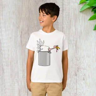 T-shirt Thanksgiving Fatigué Turquie en Cuisine Pot Humour