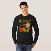 T-shirt Thanksgiving Gnome Thankful & Blessed (Devant entier)