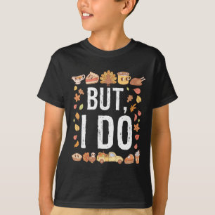 T-shirt Thanksgiving Je ne fais pas correspondre les maill