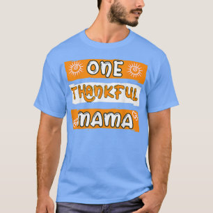 T-shirt Thanksgiving Mama Automne Automne Funny Mignonne T