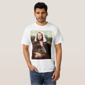 T-shirt Thanksgiving Mona Lisa Pilgrim (Devant entier)