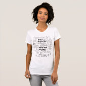 T-shirt Thanksgiving ("Ne pas faire) (Devant entier)
