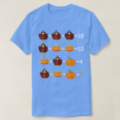 T-shirt Thanksgiving Ordre des opérations Quiz Math Enseig (Design devant)