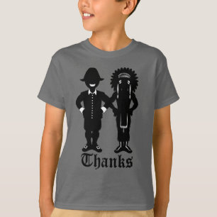 T-shirt Thanksgiving pour les enfants Chemise biol