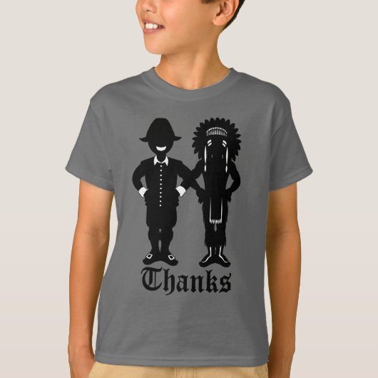 T-shirt Thanksgiving pour les enfants Chemise biol (Devant)