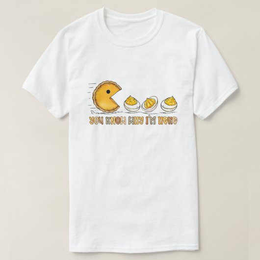 T-shirt Thanksgiving Pumpkin Pie Chasing, Funny Fall Desse (Design devant)
