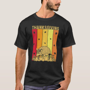 T-shirt Thanksgiving Retro Armadillo Matching Famille Paja