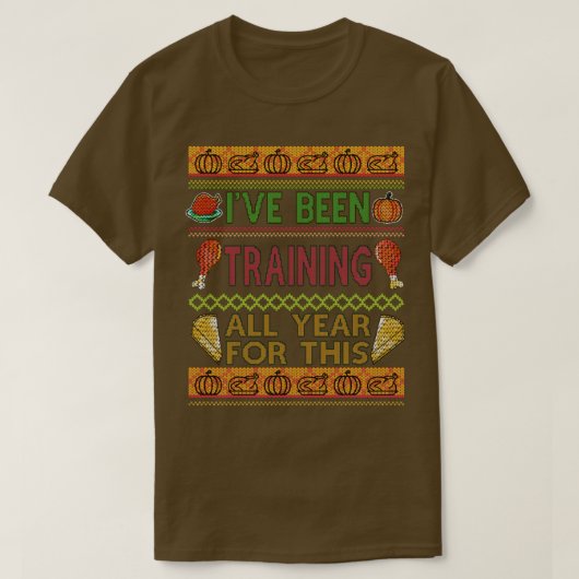 T-shirt Thanksgiving s For Men Ugly Sweer Design Femmes K (Design devant)